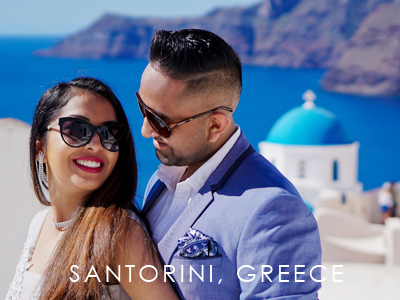 Santorini Destination Wedding Photographer